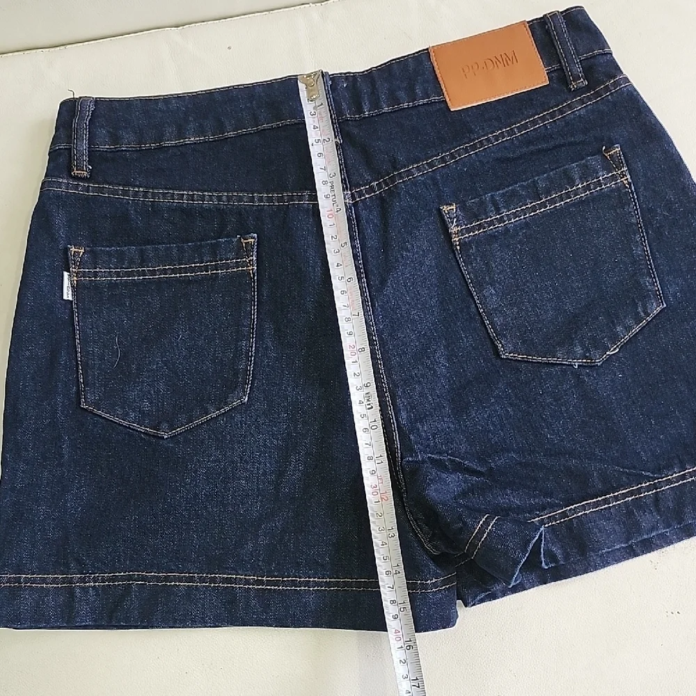 Women’s Dark Blue Denim Jean Shorts - Classic Casual by - Picture 12 of 12